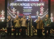 Walikota Ambon, Bodewin M. Wattimena Secara resmi membuka kegiatan pemilihan Jujaro dan Mungare Kota Ambon Tahun 2025