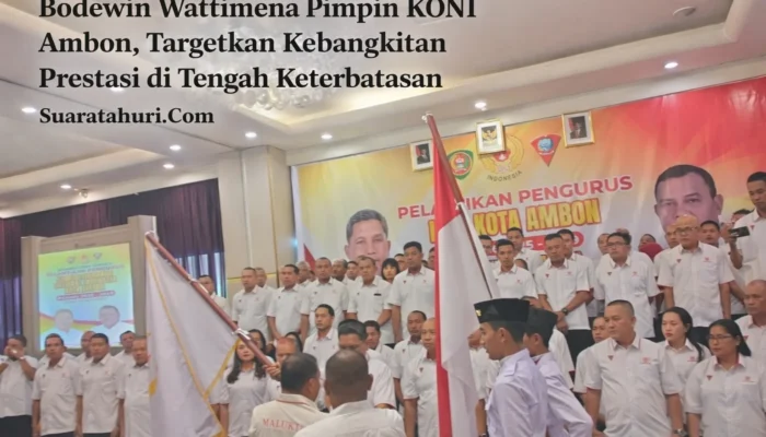 Bodewin Wattimena Pimpin KONI Ambon, Targetkan Kebangkitan Prestasi di Tengah Keterbatasan