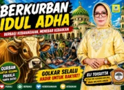 Golkar Hadir dengan Kepedulian, Eli Toisutta Pimpin PDK Kosgoro Berbagi Kurban untuk Warga Ambon