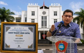 Kota Ambon Sabet Peringkat I Manise Treasury Award, Terbaik Salurkan Dana Desa Semester I 2026
