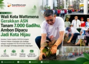 Wali Kota Wattimena Gerakkan ASN Tanam 7.000 Gadihu, Ambon Dipacu Jadi Kota Hijau