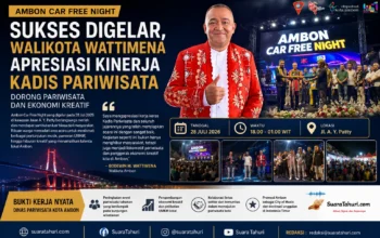 Ambon Car Free Night Sukses Digelar, Wali Kota Wattimena Apresiasi Kinerja Kadis Pariwisata Dorong Pariwisata dan Ekonomi Kreatif