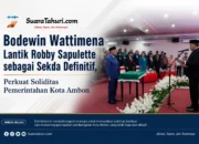 Bodewin Wattimena Lantik Robby Sapulette sebagai Sekda Definitif, Perkuat Soliditas Pemerintahan Kota Ambon