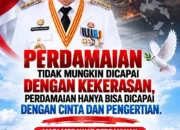 Bodewin : Perdamaian Tidak Mungkin Dicapai Dengan Kekerasan, Perdamaian Hanya Bisa Dicapai Dengan Cinta Dan Pengertian
