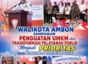Walikota Ambon : Penguatan UMKM Dan Transformasi Pelayanan Publik Jadi Prioritas Saat Buka DPRD EXPO