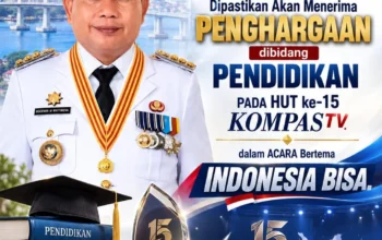 Kota Ambon Akan Terima Penghargaan Kategori Apresiasi Daerah Peduli Akses dan Infrastruktur Pendidikan Pada HUT ke-15 Kompas TV Dalam Acara Bertajuk Indonesia B15A