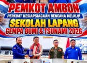 Pemkot Ambon Perkuat Kesiapsiagaan Bencana Melalui Sekolah Lapang Gempa Bumi & Tsunami 2026