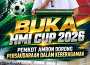 Buka HMI Cup 2026, Pemkot Ambon Dorong Persaudaraan dalam Keberagaman